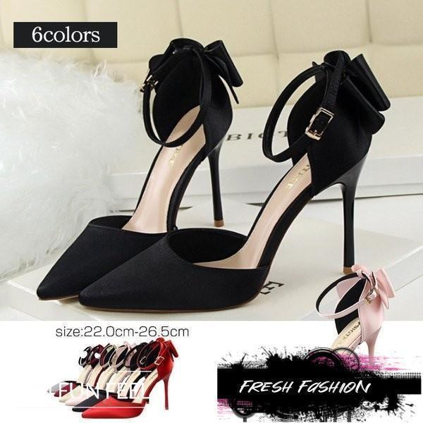 パンプス レディース ハイヒール 痛くない 美脚 サンダル レディース 結婚式 春 パーティー 靴 シューズ 宴会 美しい ピンヒール 6色