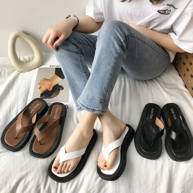 トング レディース サンダル フラット底 トングサンダル 美足 PU スリッパサンダル トングスリッパ 夏 シューズ スリッパ 楽チン コンフォートサンダル 7,851円