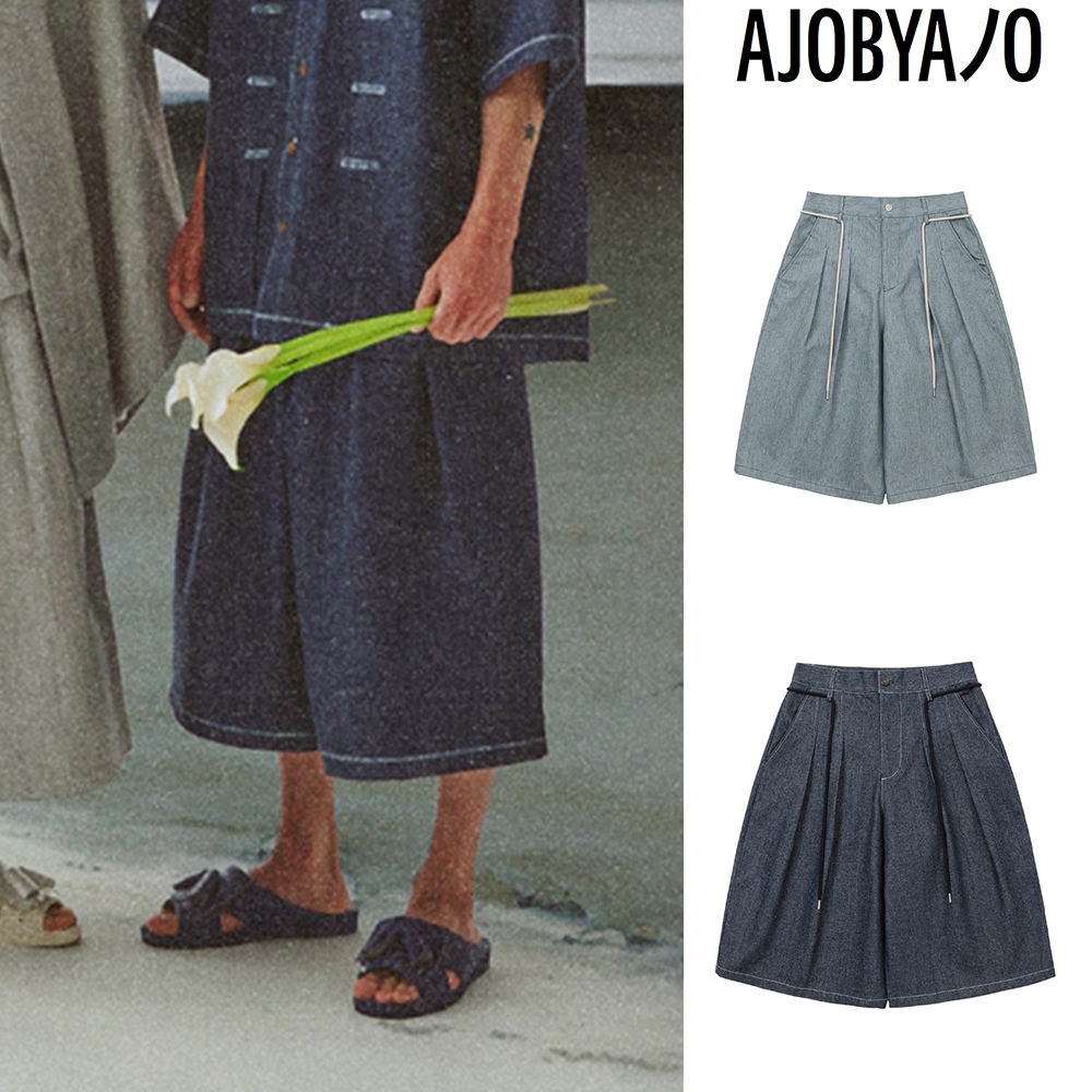 【AJO AJOBYAJO】 Recycled Denim Bermuda Pants