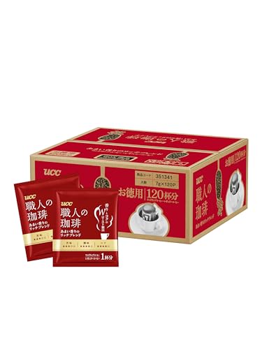 UCC 職人の珈琲 ドリップコーヒー あまい香りのリッチブレンド 120杯