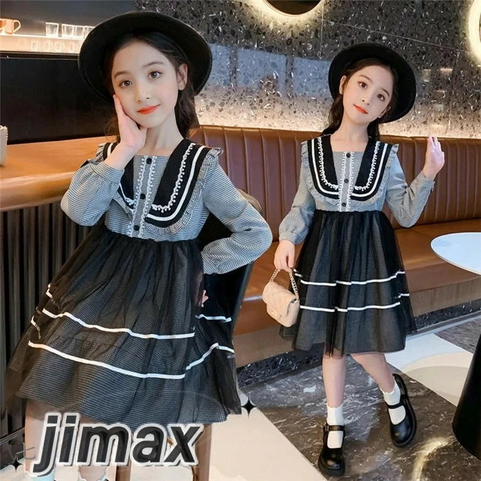 セーラー襟 子供服 ワンピース 長袖 春秋 女の子 キッズワンピース ロングワンピース チュニック 子供ドレス ジュニア おしゃれ 可愛い 新品 ホワイトデー 5,981円