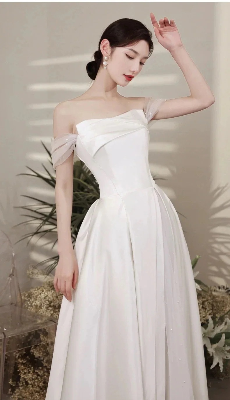 辉くフレンチドレスパーティードレス演奏会発表会結婚式ワンピースウェディングドレス花嫁ロングドレス成人式同窓会卒業式ドレス 7,473円