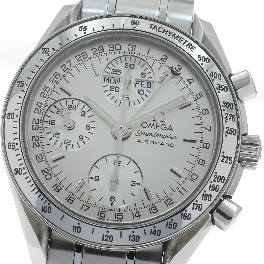オメガ OMEGA 3523.30 スピードマスター クロノグラフ トリプルカレンダー 自動巻き メンズ 良品 保証書付き_866697【中古】
