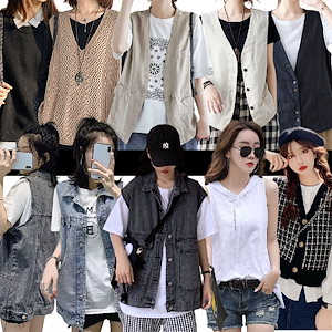 今年はベストブームの予感韓国ファッションデザインセンス若衆コーディネートVネック