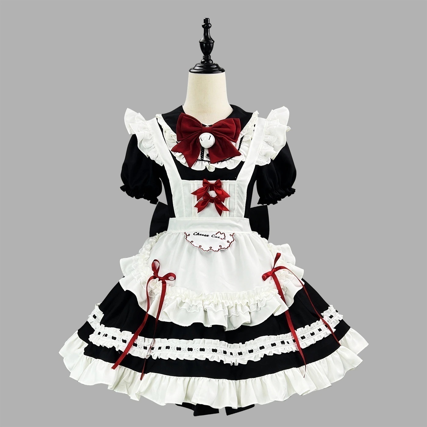 【2025新作】新作白黒可爱いソフト妹メイドlolitaワンピース女子服ソフト妹カフェ二次元