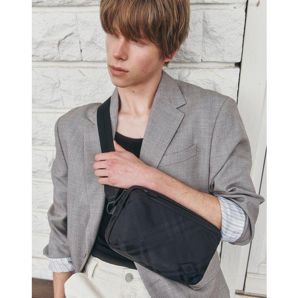 [25SS] [旅行][スリングバッグ][TARTAN AWAY] ブラックヘリテージチェック DBBA5E871BK