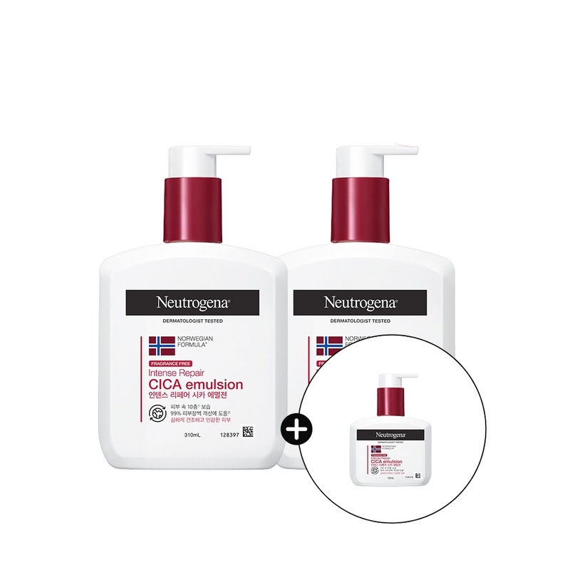 [香料無添加/フローラル香] シカエマルジョンボディローション310mLx2個（+155ml贈呈）