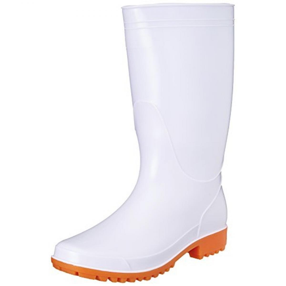 キタ 作業靴 長靴 衛生長 PVC 耐油底仕様(抗菌/防臭加工) KR-7410 ホワイト(ホワイト