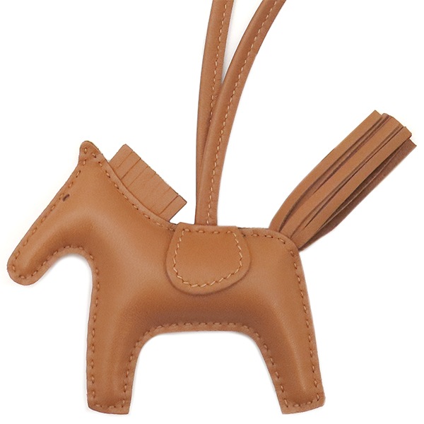 エルメス HERMES バッグチャーム ロデオPM アニューミロ ゴールド 新品 未使用 ソーゴールド 茶 B刻印（2023年製） 【箱】【中古】 51,294円