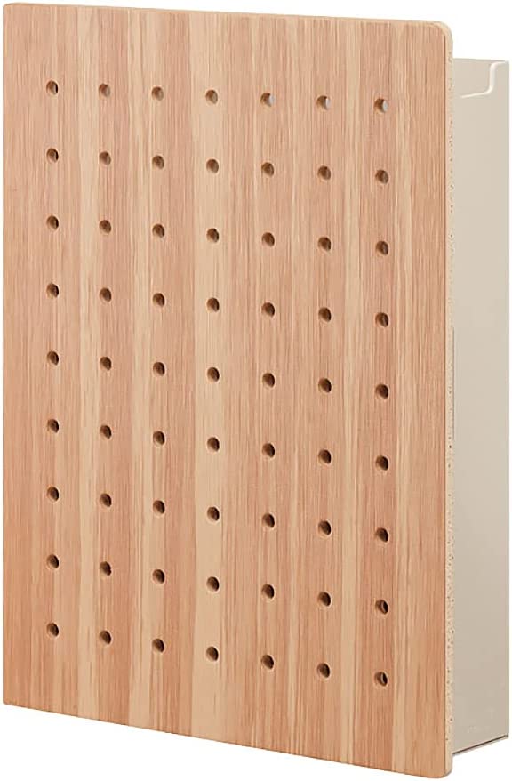 （まとめ買い）ハルペギー マグネットで貼れる収納 ペグボード Mサイズ ナチュラル PGH200ナチ [x3]