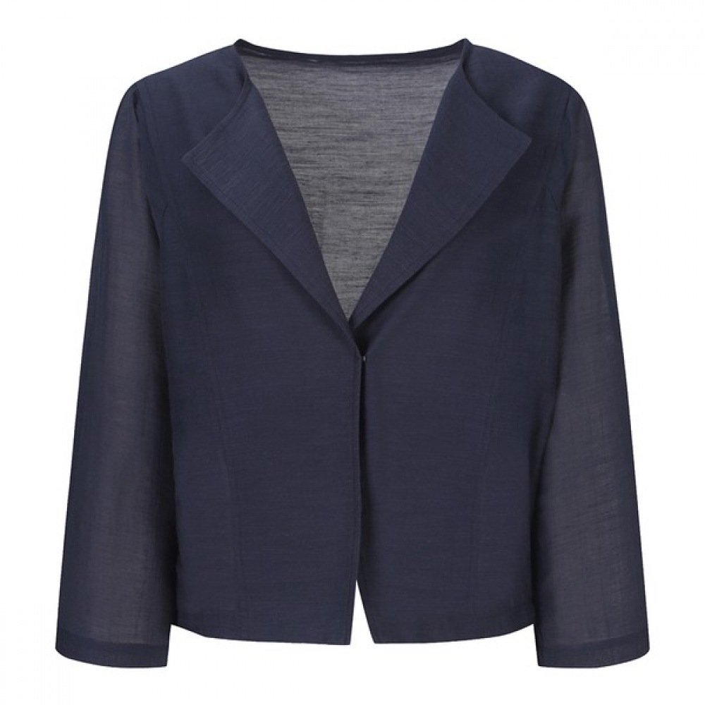 [C] ピンタッククロップドリネンジャケット（SGJAE2152）