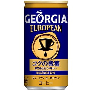 Georgia コカコーラ ジョージア ヨーロピアン コクの微糖 185ml缶30本