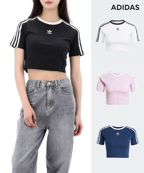 Qoo10 adidas バックカットアウト Tシャツ Tシャツ・