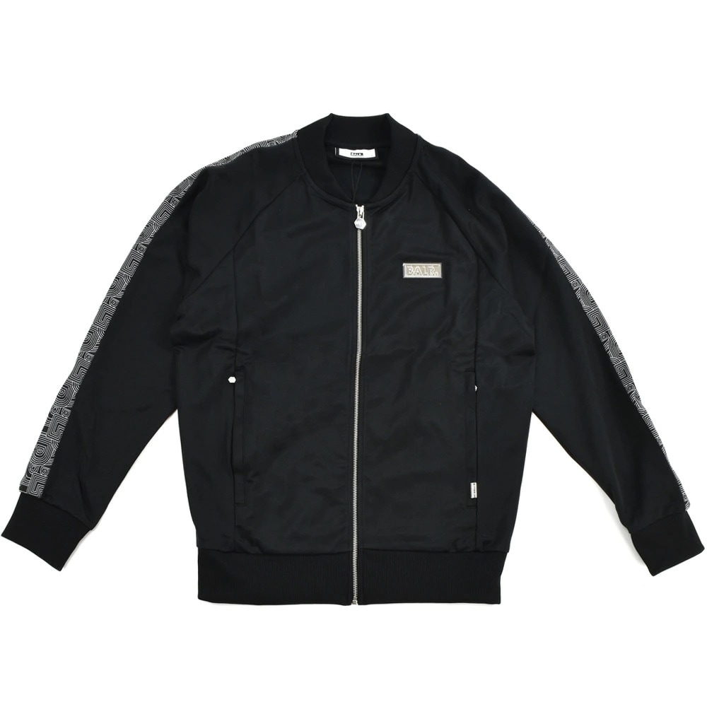 ボーラー ジャージ メンズ トラックジャケット ジップアップ メタルロゴ ブラック 黒 BALR. JEAN RAGLAN VEST【b13871016blk】