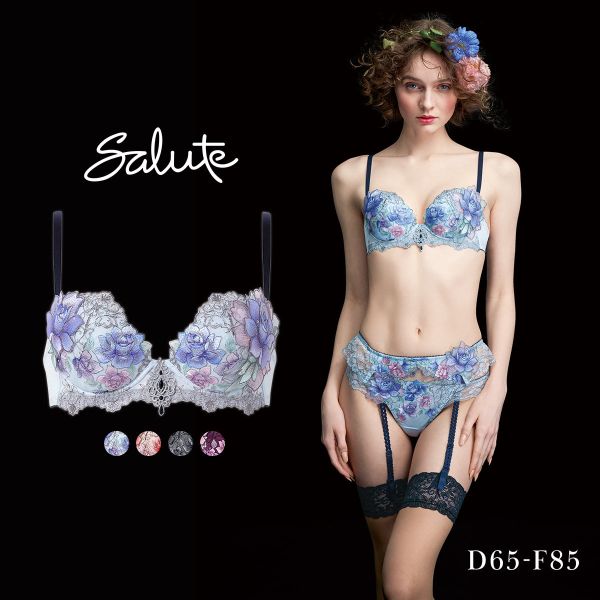 ワコール サルート 23グループ 23G P-UP ブラジャー DEF プッシュアップ 谷間 大きい