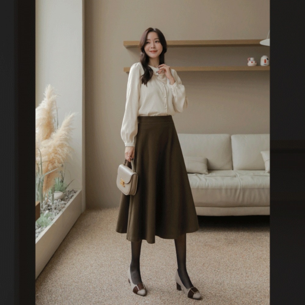 クリック&ファニーヴェルディット起毛フレアスカート [SMサイズ]