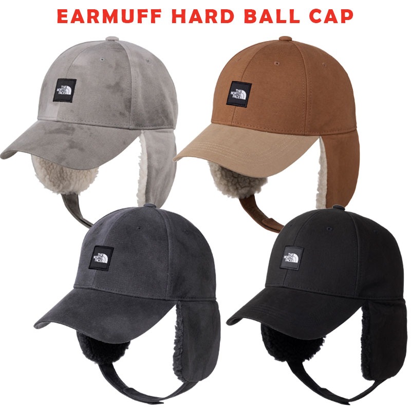 韓国正規品保証 関税負担なし NE3CQ51J EARMUFF HARD BALL CAP デイリー 基本 着装 男子 女子 人気 韓国 ファッション 男女共用 アウトドア