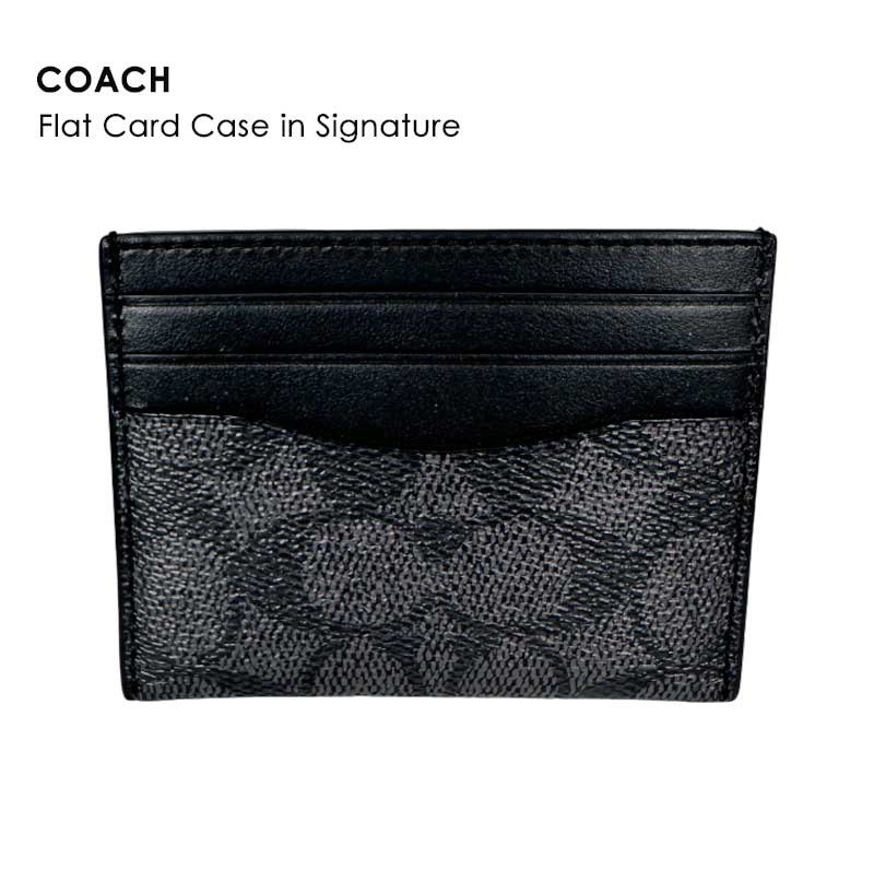 Flat Card Case in Signature 936 本革 革 レザー メンズ レディース ビジネス 仕事 ブランド
