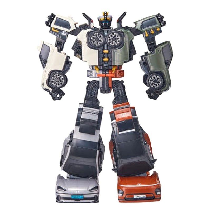 トボット テトラン スペシャルパック (Big/4段合体) 現代カスパー コナ エレクトリックカー ロボット変形 ビッグサイズ 4歳以上 韓国アニメ 正式ライセンス