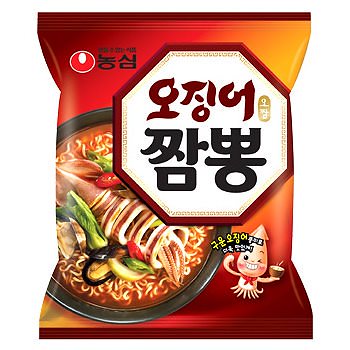【送料無料】農心 イカ チャンポン 麺 40袋／韓国 食品 食材 料理 お土産 ラーメン 乾麺 インスタントラーメン 海鮮ラーメン