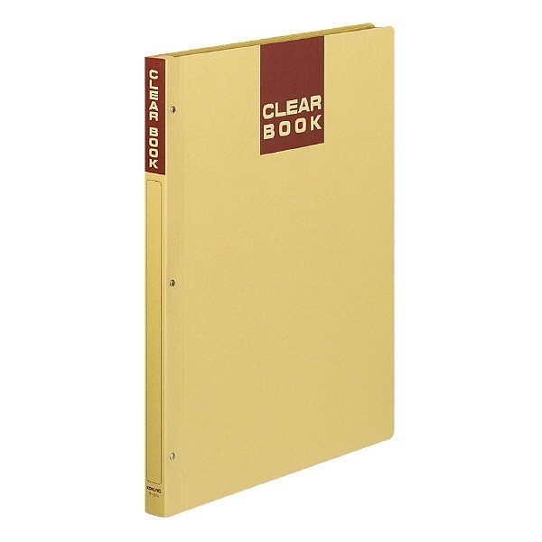 （まとめ買い）クリヤーブック クラフトタイプ B4縦 固定式20枚ポケット ラ-374 [x3]