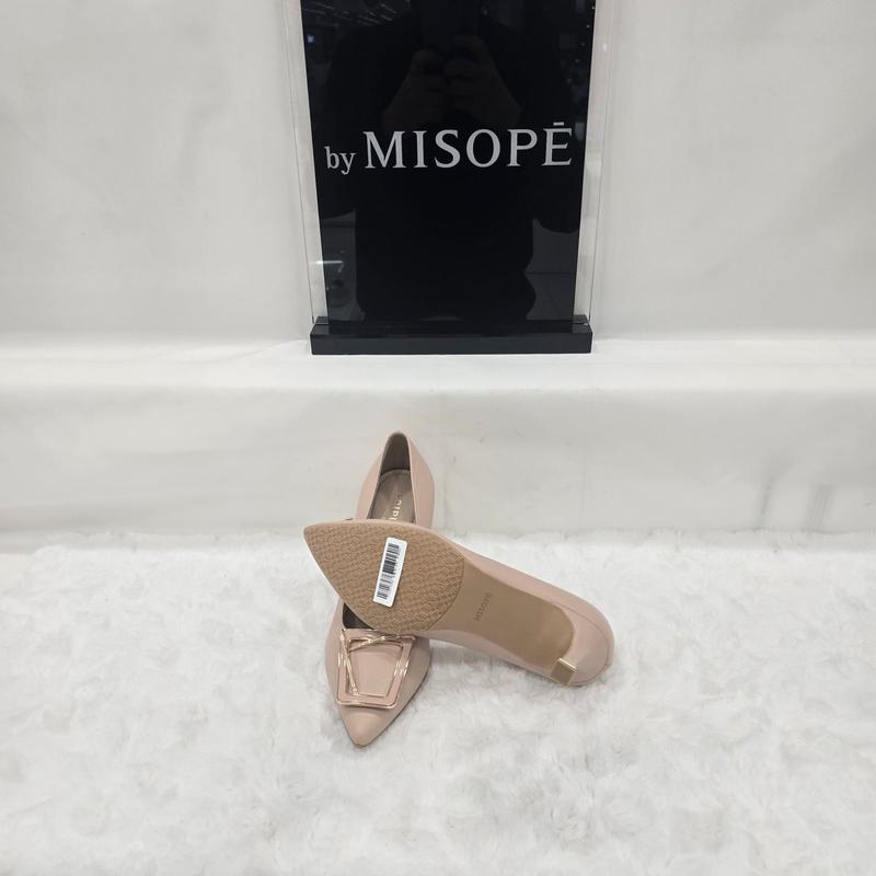 By 女性モダンポイントバックルヒール 112HT411SF006 LPINK 4 JJ