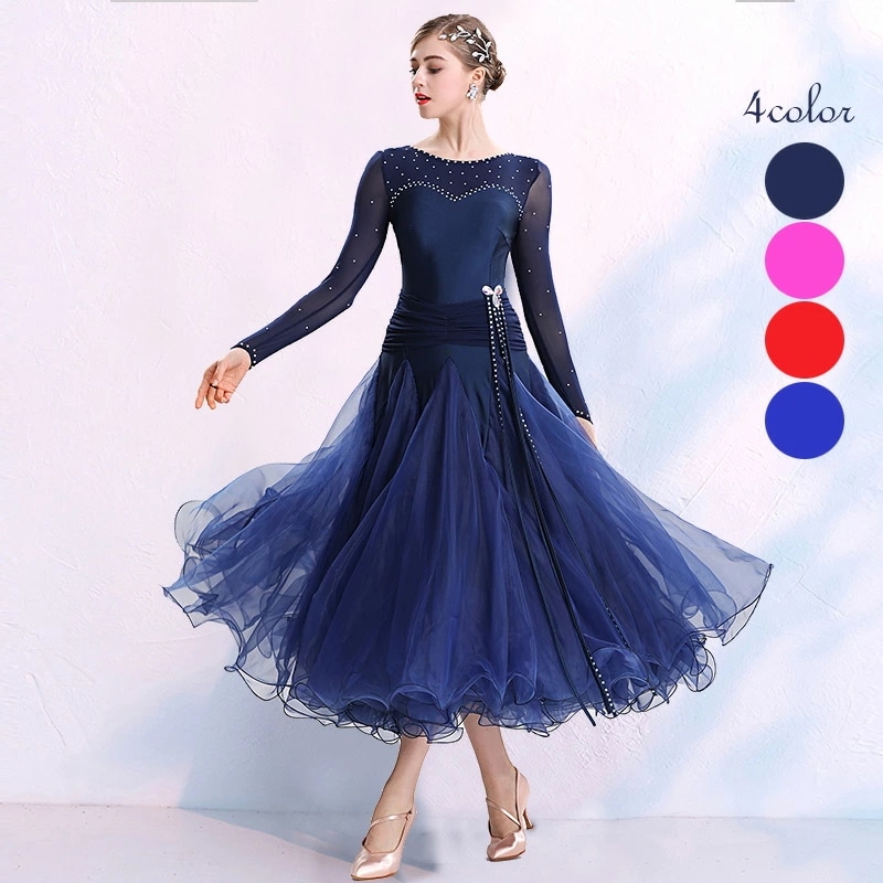 社交ダンス 衣装 ワンピース ドレス タンゴ服 モダンダンス 舞台 演出 イベント衣装 ステージ衣装 ラテンダンス ダンスウエア 競技着 練習着 ダンスワンピース 女性用 ワルツ チャチャ 踊りドレス