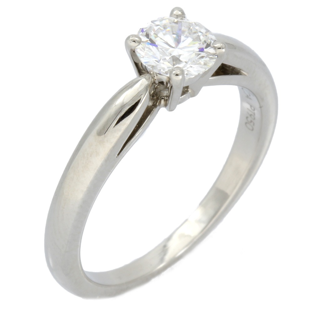 ヴァンクリーフ＆アーペル ボヌール リング 指輪 8.5号 Pt950プラチナ ダイヤモンド Van Cleef & Arpels 中古 美品