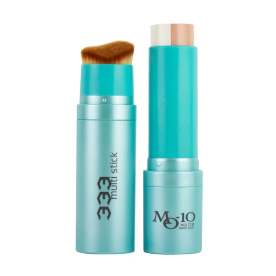 正規品　MOTTO 333 トリプルスリー マルチスティックファンデーション12.5g 多機能 メイク スキンケア 下地 コンシーラー パウダー 濃縮乳酸桿菌 毛穴カバー ハリ・しわケア モット