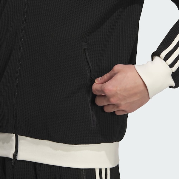 Qoo10 adidas ワッフル トラック ジャケット ミドル