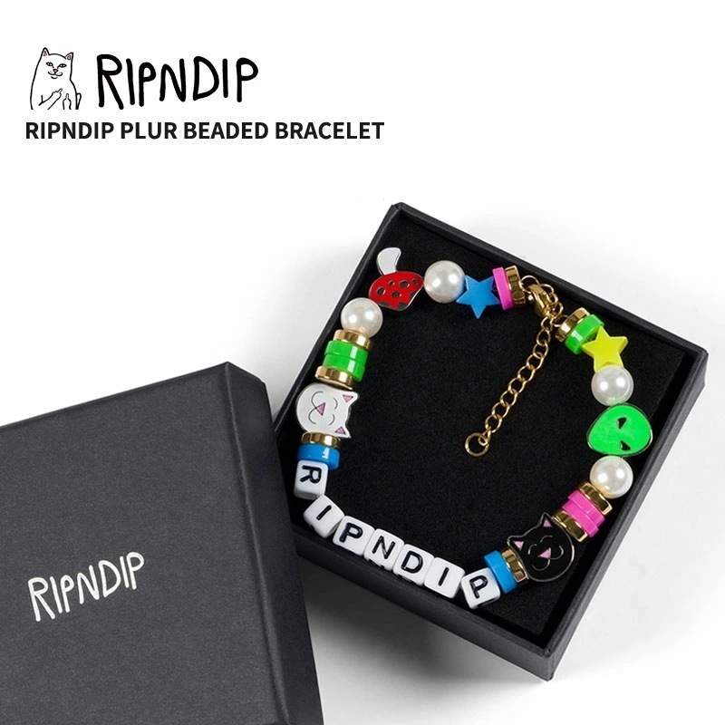 リップンディップ RIPNDIP PLUR BEADED BRACELET チャーム ブレスレット アクセサリー rndspr24244