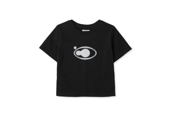 Tシャツ・カットソー AEAE NEW SYMBOL CROP TSHIRTS BLACK aeae】 NEW SYMBOL CROP T-SHIRTS : BLACK Tシャツ・カットソー