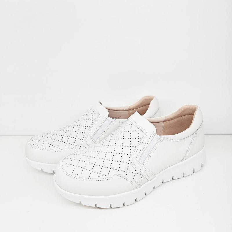 天然牛革 女性 カジュアル スリッポン LCWO54U613-10_KG