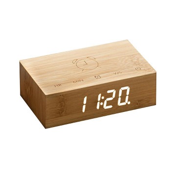 Gingko フリップクリッククロック バンブー GNK030013