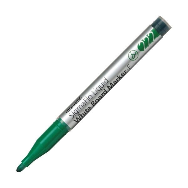 （まとめ） モナミ ホワイトボード用マーカーSigmaFlo Liquid 細字 緑 18420 1本 50セット
