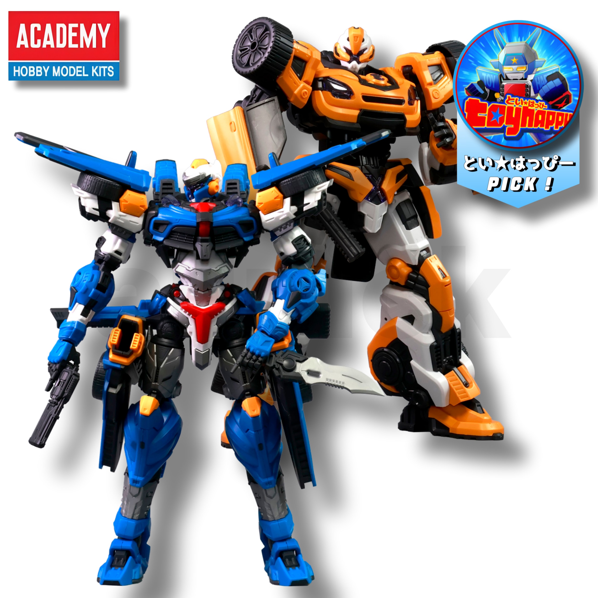 P[スペシャルクーポン] (T2 SET) トボットX+Y プラモデル / ACADEMY & YoungToys / マルチカラーパーツ