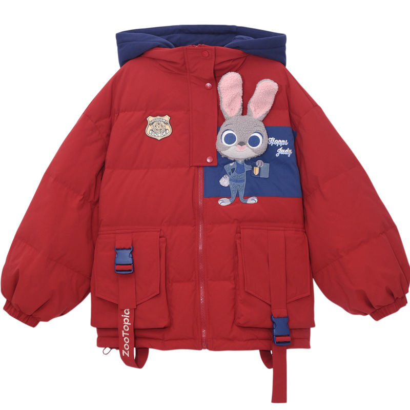 【2830人コレクション】ジュディニックズートピア原創森女部族カップル服萌え趣味ダウンジャケット90白鴨絨毛冬