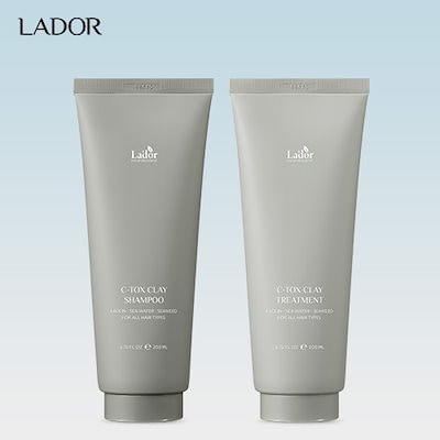 [Qoo10] Lador C-TOX クレイシャンプー/トリートメ