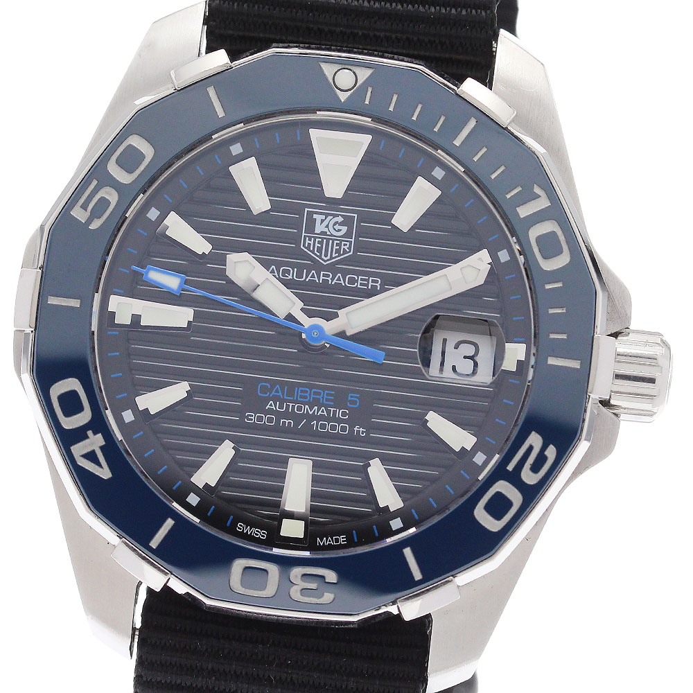 タグホイヤー TAG HEUER WAY211B.FC6363 アクアレーサー キャリバー5 デイト 自動巻き メンズ 良品 保証書付き_949263【中古】