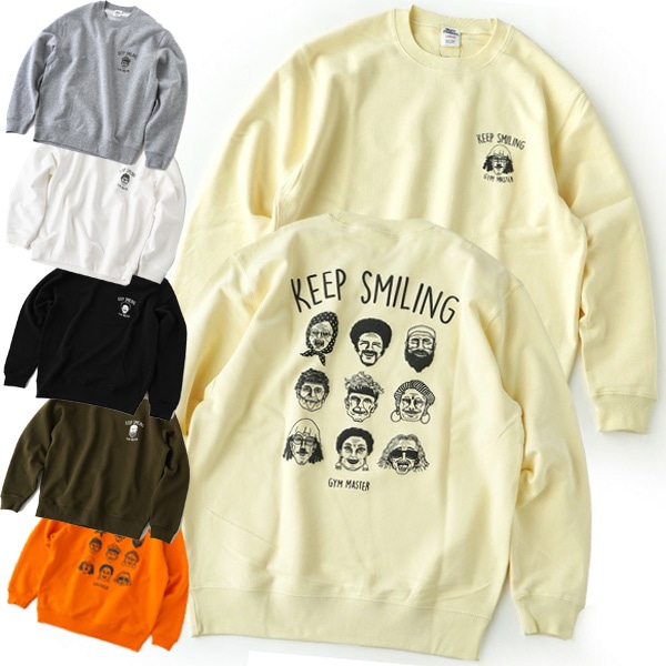 KEEPSMILING トレーナー G380660 スウェット メンズ 大きいサイズ レディース クルーネック 秋 冬 秋冬