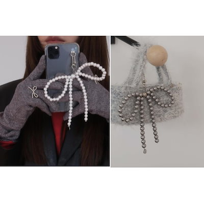 Qoo10] [YEGG]Ribbon Keyring : バッグ・雑貨