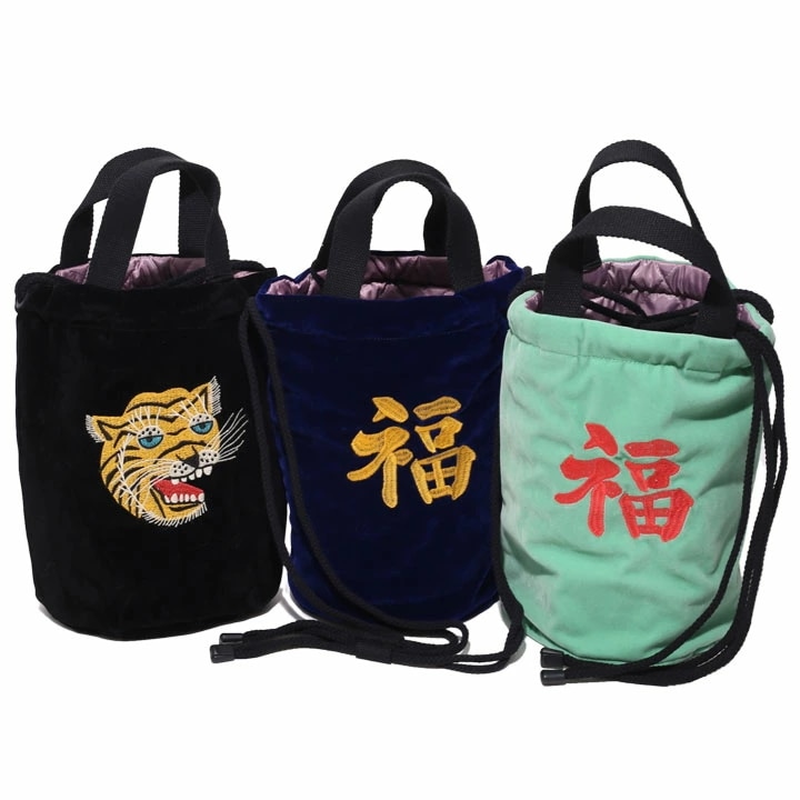 HOUSTON バッグ エフェクトバッグ メンズ レディース 全3色 ヒューストン 巾着 ミニショルダーバッグ 大人 小さめ ポーチ 手提げ袋 トートバッグ ミニバッグ