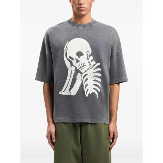 PALM ANGELS Men Polo Shirts PMAA10DS26 JER007 1003 GREY