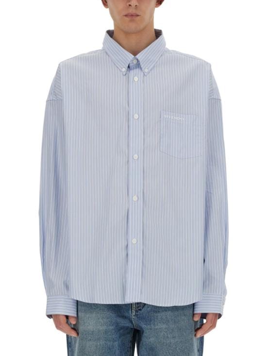 GIVENCHY Men Shirts BM60ZW15F0 452 Blue