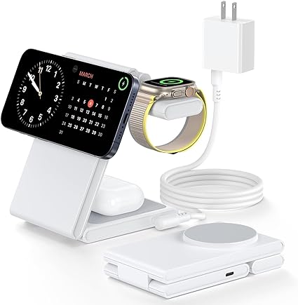 【正規認証品・Watch回転！】Meifigno ワイヤレス充電器 3in1 アップルウォッチ 充電器 magsafe充電器 マグセーフ充電器 iPhone 充電器 アイフォン 充電器 iPhone 6,897円