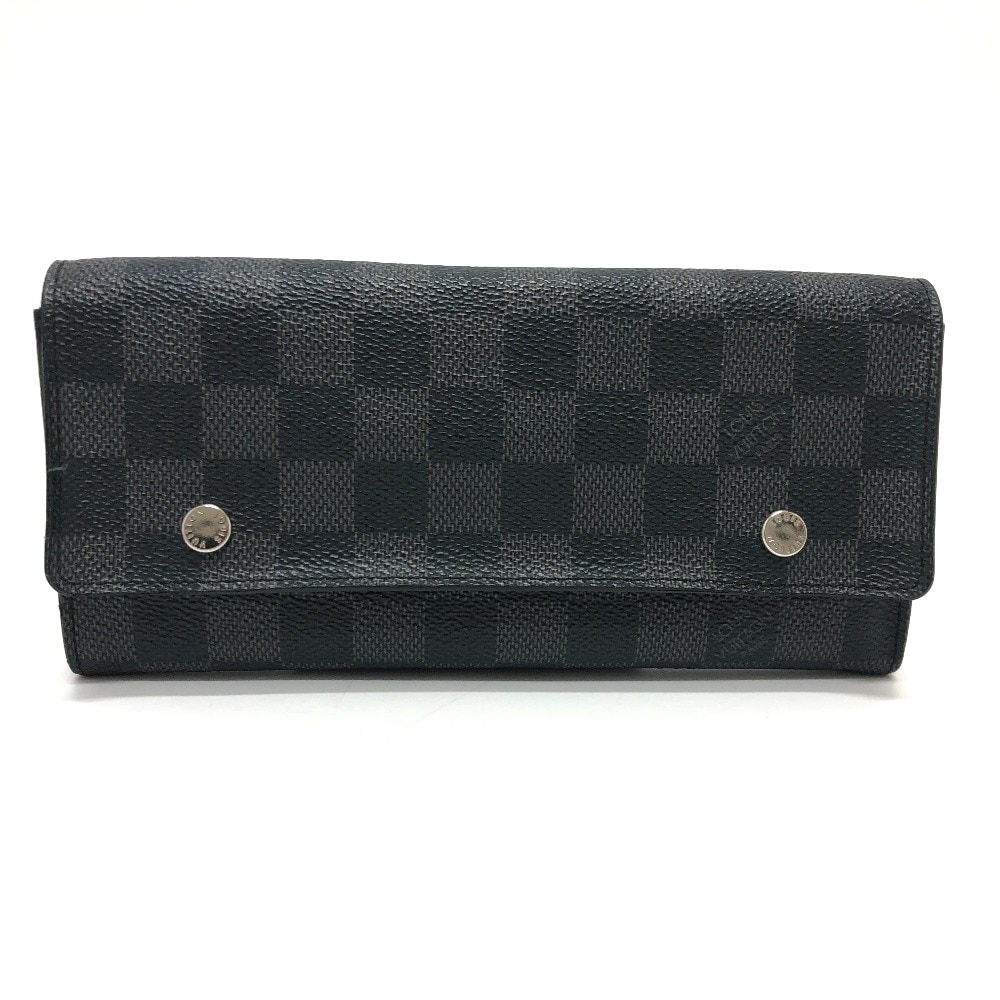 長財布 N63084 ポルトフォイユロンモデュラブル ダミエグラフィット 二つ折り ダミエグラフィットキャンバス ブラック