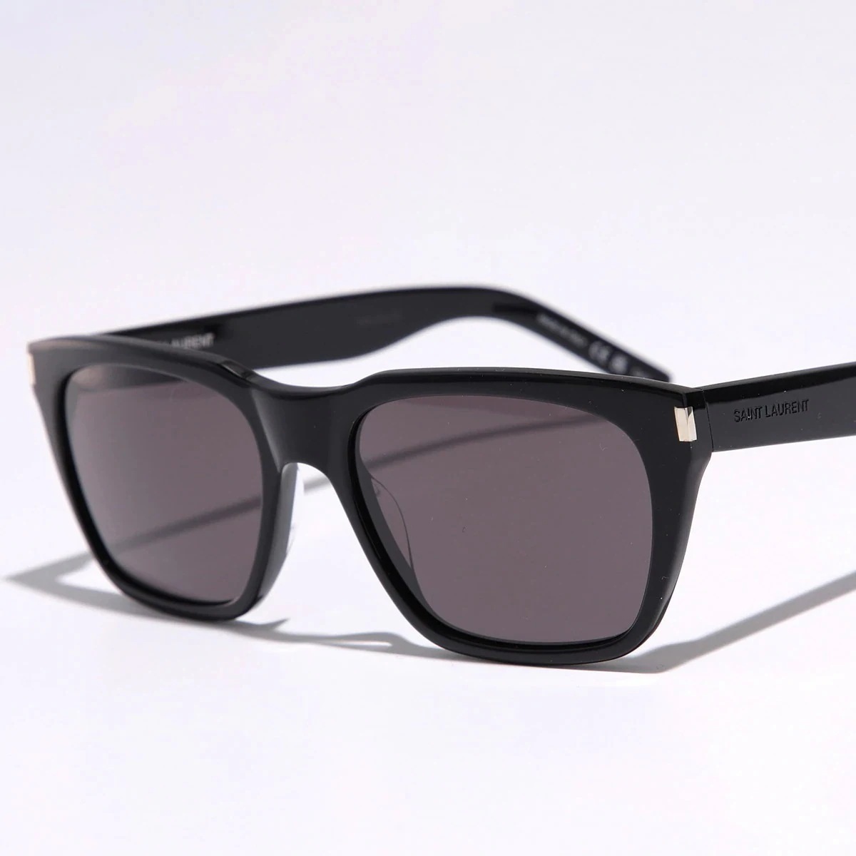 SAINT LAURENT サンローラン サングラス SL 598 ウェリントン型 セルフレーム フルリム ロゴ アイウェア 001 【ts】