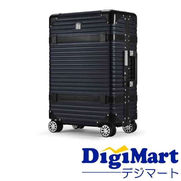 LANZZO NORMAN 82404 スーツケースViking 47L ブラック/ ブラック]