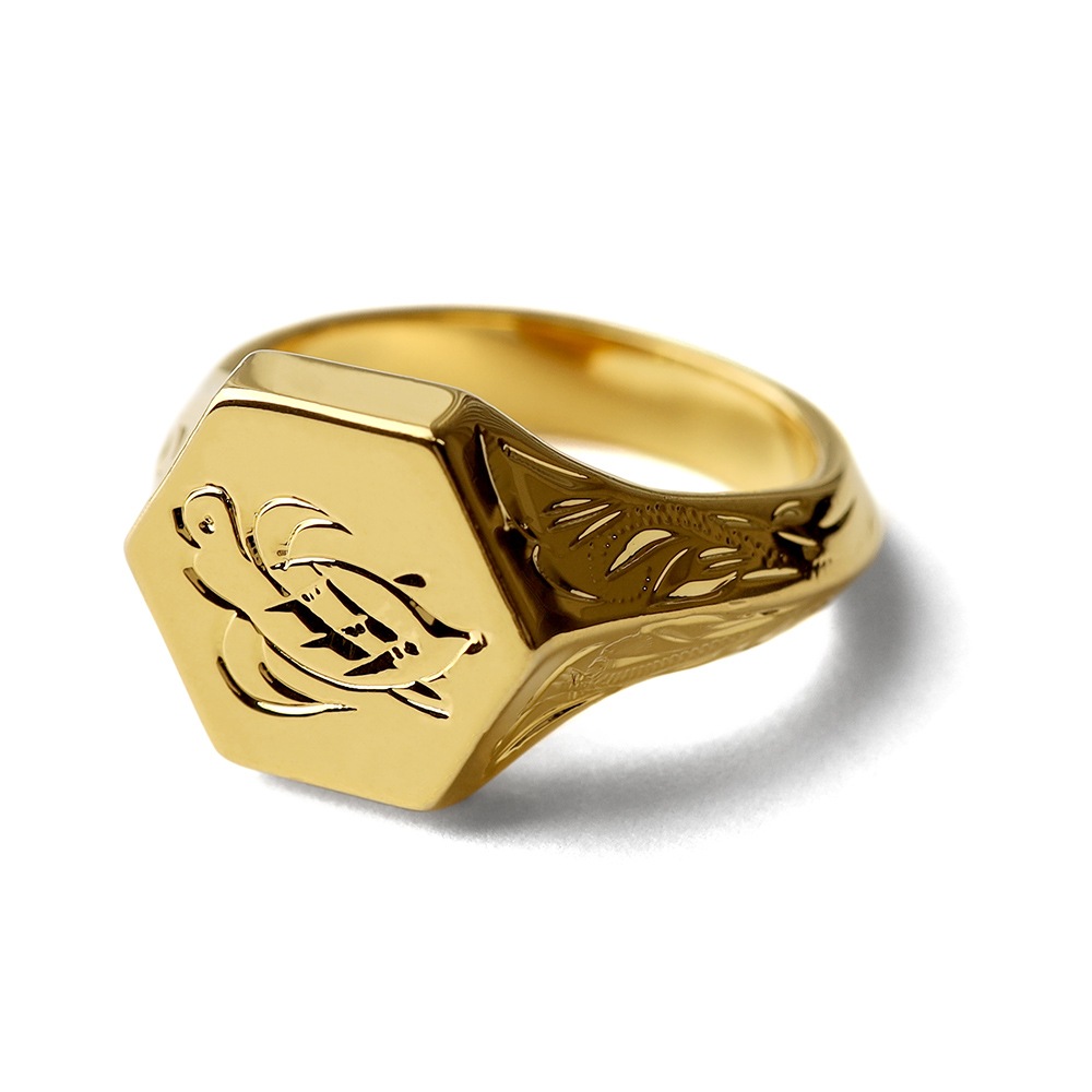 BFF 印台リング ウミガメ [bffr014-g-s]