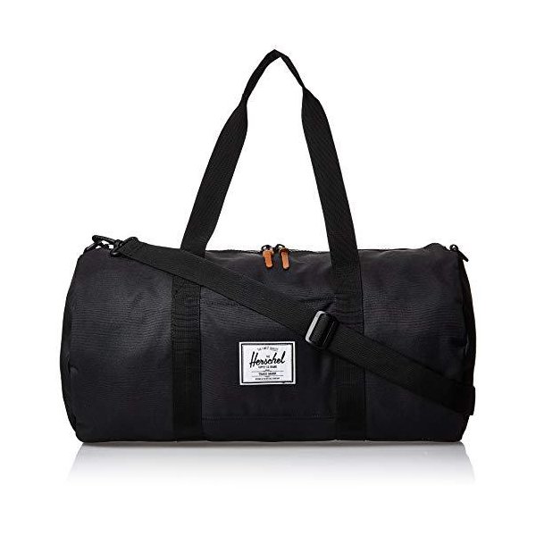 Herschel Sutton Duffel Bag， Black， Mid-Volume 28.0L 並行輸入品